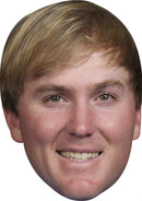 Russell Henley GOLF 2018 Celebrity Face Mask Fancy Dress Cardboard Costume Mask
