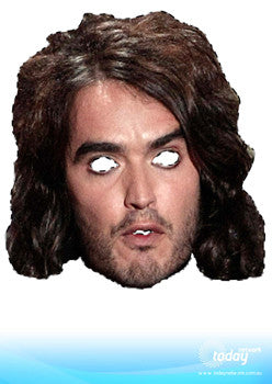 Russell Brand 2 Face Mask Comedian Face Mask FANCY DRESS BIRTHDAY PARTY FUN STAG HEN