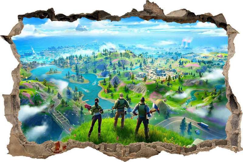 FORTNITE WALL ART- PERSONALISED Name Printed BREAKTHROUGH WALL