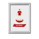 Salford Football Club gift - The Ammies- Tiny Men Big Balls Poster