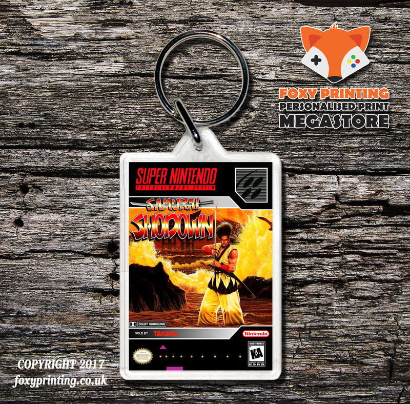Samurai Shodown Game Inspired Retro Gaming Keyring