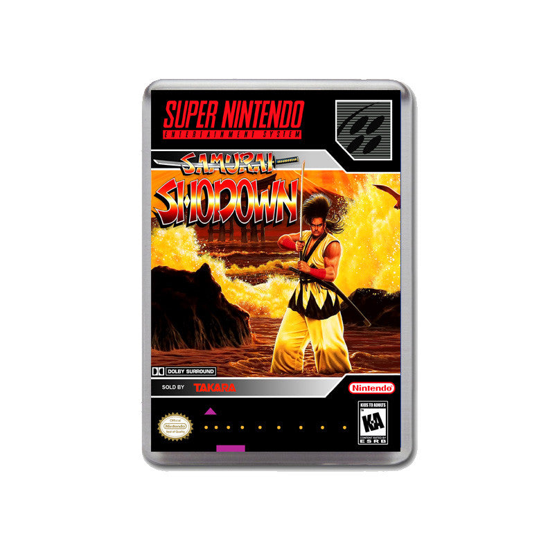 Samurai Shodown - SNES GAME inspired Retro Gaming Magnet
