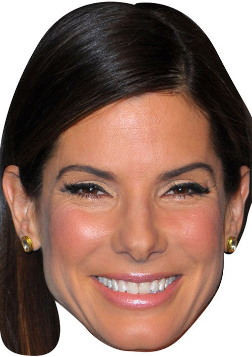 Sandra Bullock 2017 Celebrity Face Mask Fancy Dress Cardboard Costume Mask