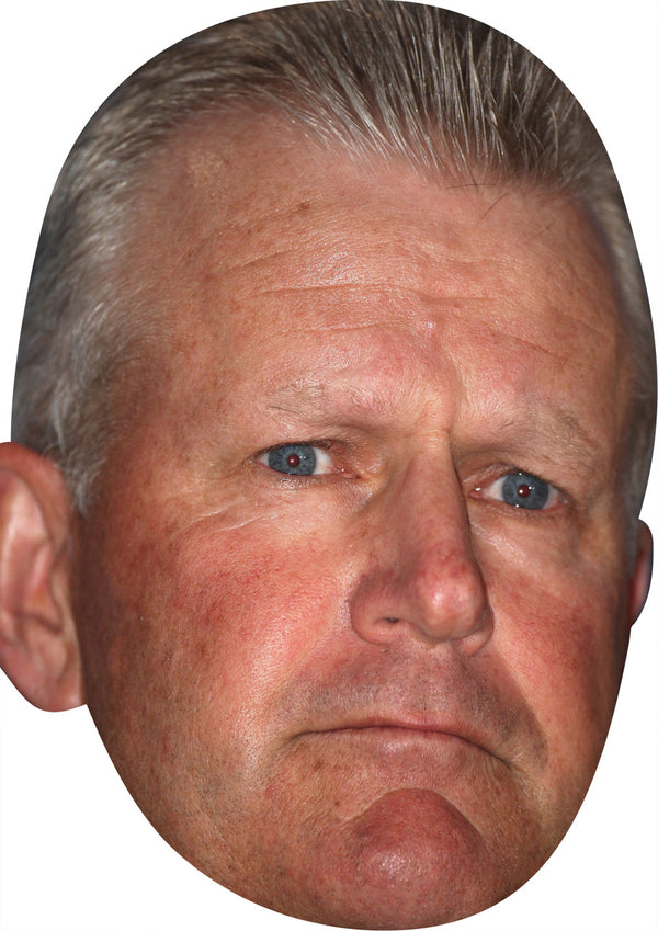 Sandy Lyle GOLF 2018 Celebrity Face Mask Fancy Dress Cardboard Costume Mask