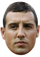 Santi Cazorla Arsenal Celebrity Face Mask Fancy Dress Cardboard Costume Mask
