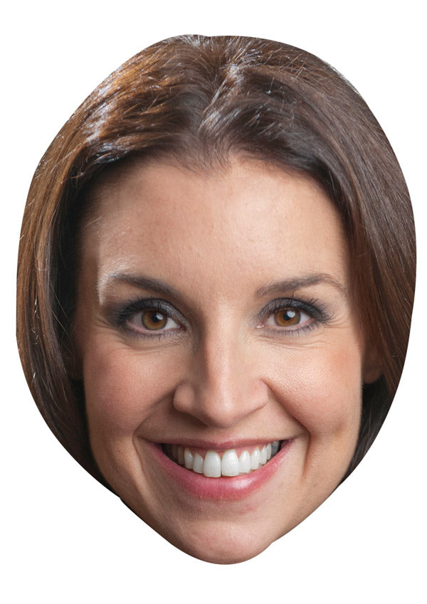 SARAH WILLINGHAM JB - Dragons' Den Fancy Dress Cardboard Celebrity Party Face Mask