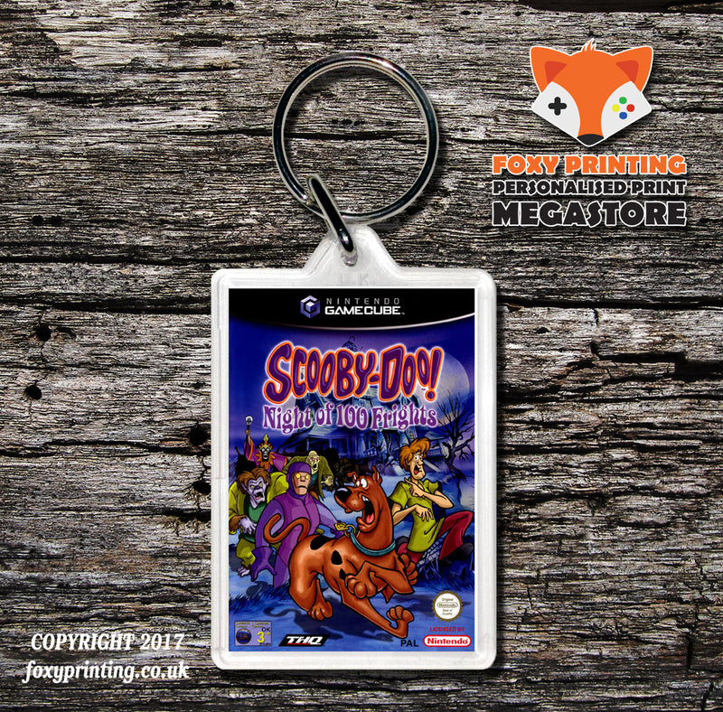 Scooby Doo Night Of 100 Frights Eu Gamecube Game Inspired Retro Gaming Keyring