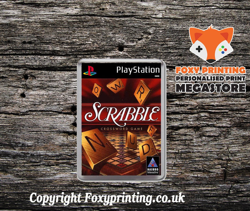 Scrabble - PS1 Playstation 1 Game Inspired Retro Gaming Magnet