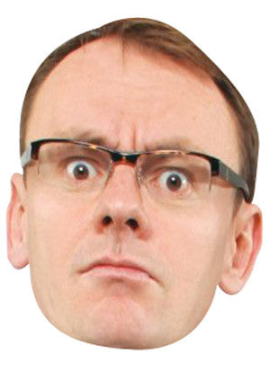 Sean Lock Celebrity Face Mask Fancy Dress Cardboard Costume Mask