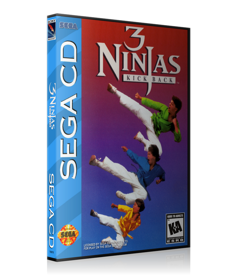 3 ninjas kick back REPLACEMENT Retro Gaming Case