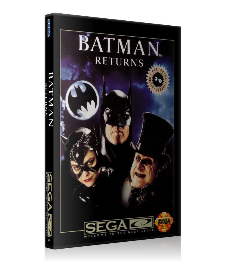Batman returns 3 REPLACEMENT Retro Gaming Case