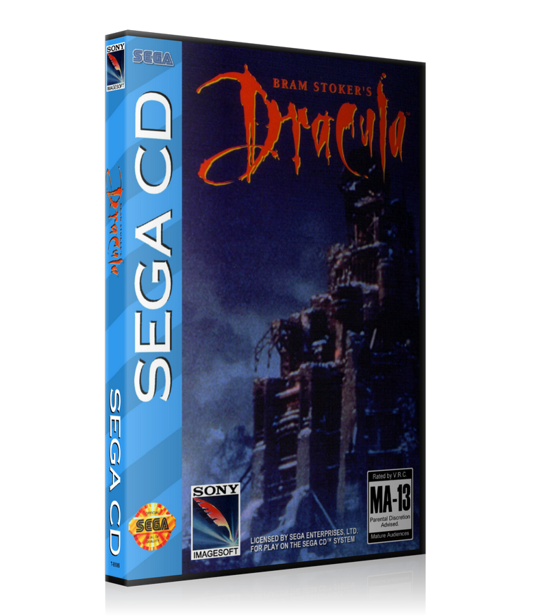 Bram stokers dracula REPLACEMENT Retro Gaming Case