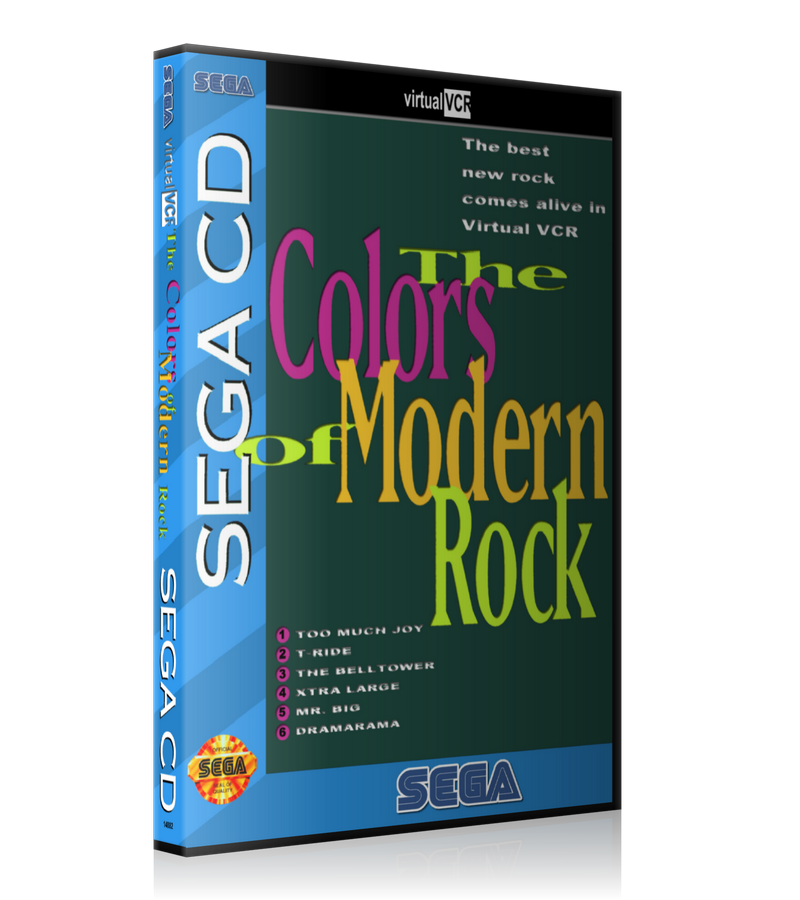 Colors of modern rock REPLACEMENT Retro Gaming Case