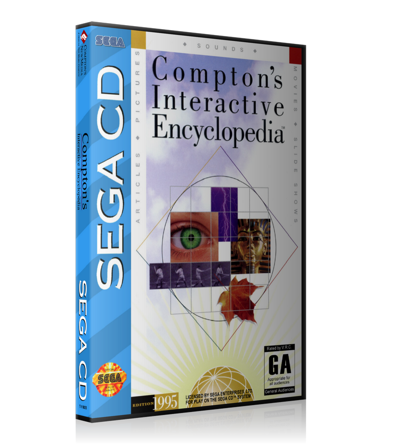 Comptons interactive encyclopedia REPLACEMENT Retro Gaming Case