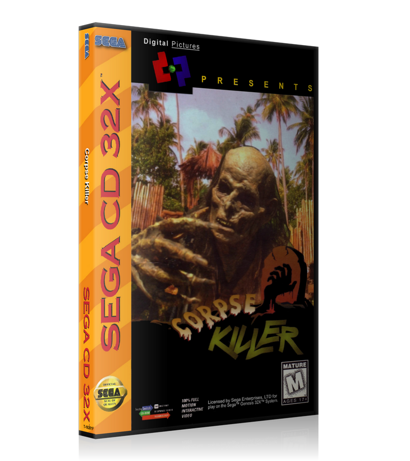 Corpse killer32x 2 REPLACEMENT Retro Gaming Case