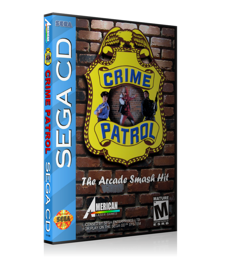 Crime patrol REPLACEMENT Retro Gaming Case