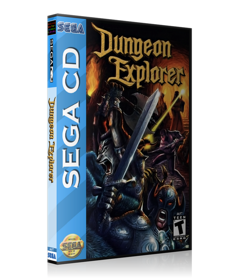 Dungeon explorer Ca REPLACEMENT Retro Gaming Case