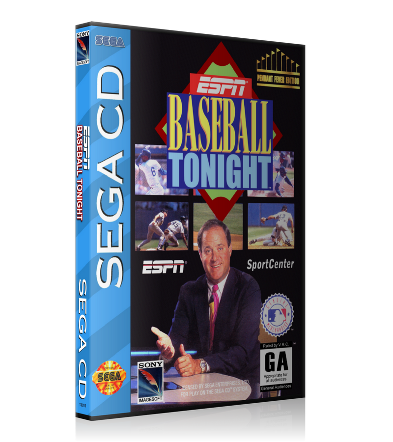 Espn baseball tonight REPLACEMENT Retro Gaming Case
