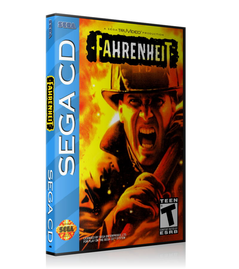 Fahrenheit REPLACEMENT Retro Gaming Case