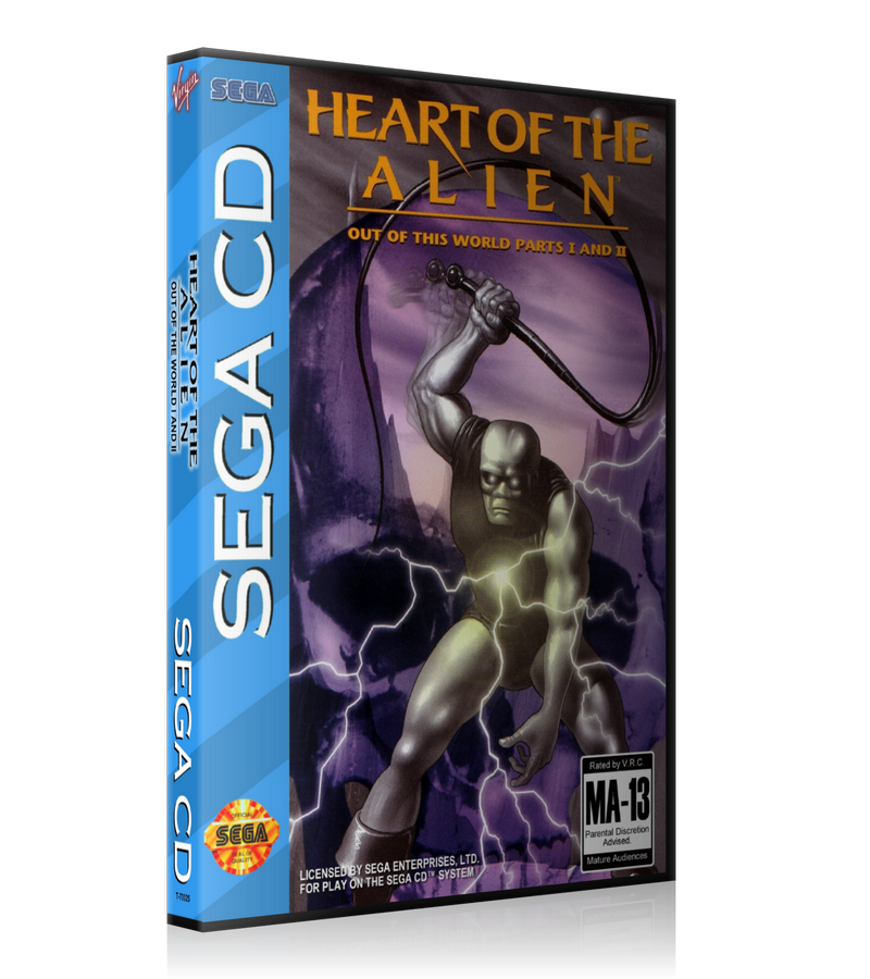 Heart of the alien REPLACEMENT Retro Gaming Case