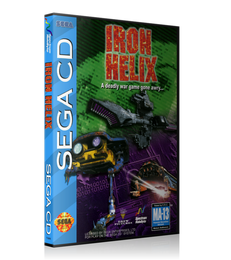 Iron helix REPLACEMENT Retro Gaming Case