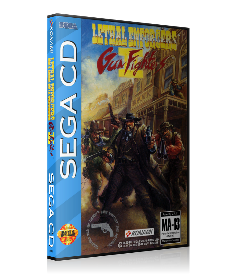 Lethal enforcers 2 REPLACEMENT Retro Gaming Case