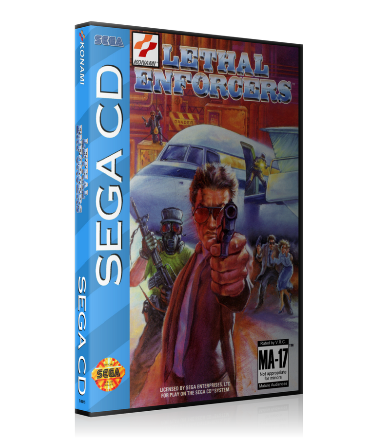 Lethal enforcers REPLACEMENT Retro Gaming Case