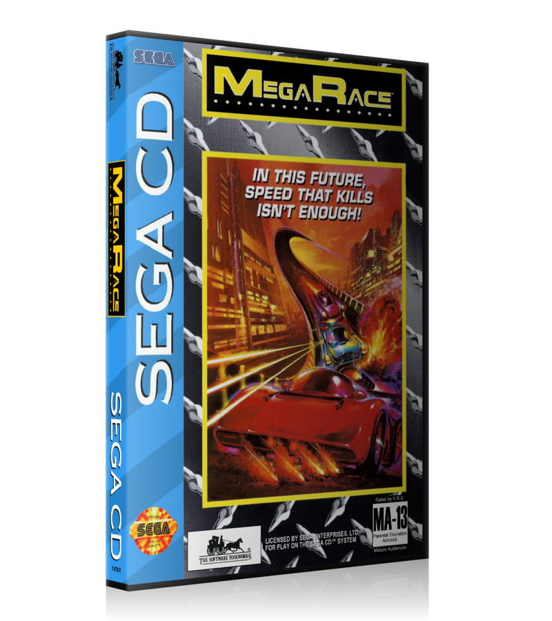 Megarace REPLACEMENT Retro Gaming Case