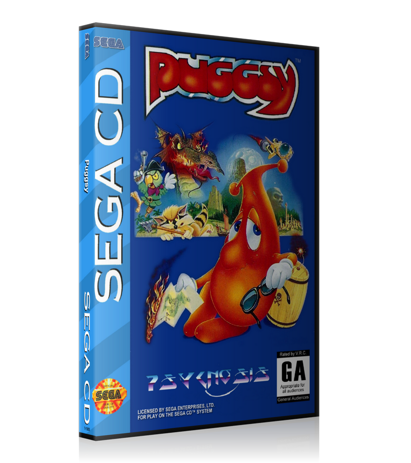 Puggsy 3 REPLACEMENT Retro Gaming Case