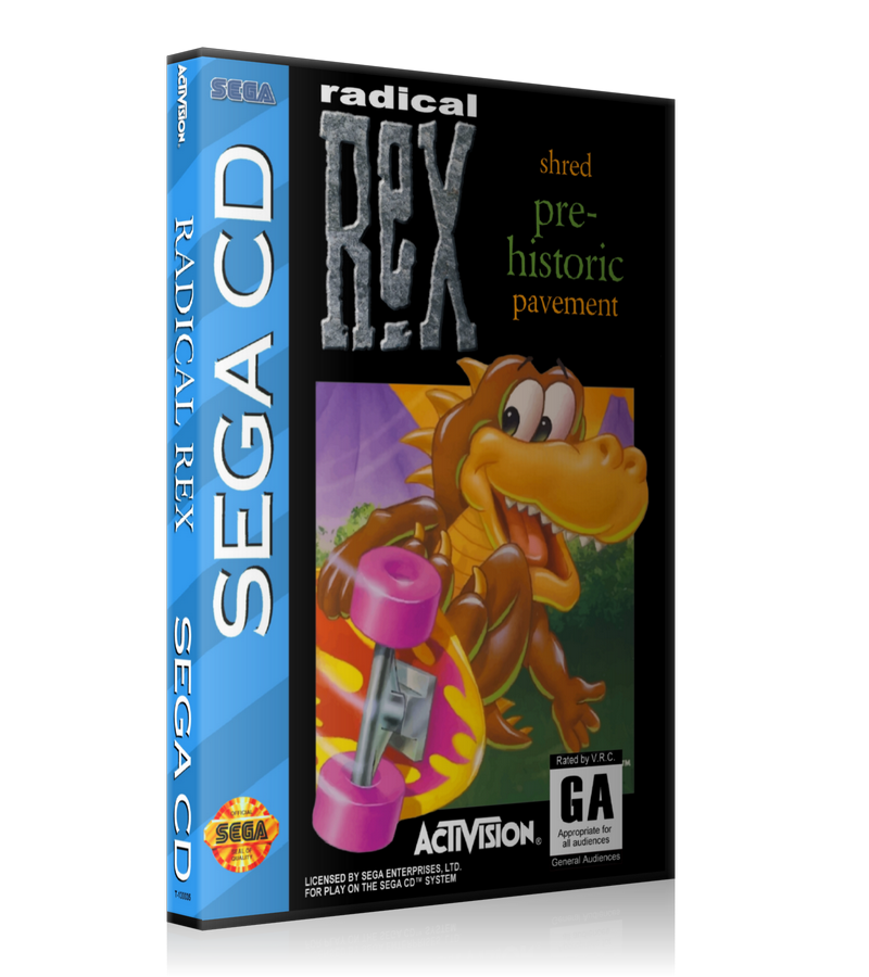 Radical rex REPLACEMENT Retro Gaming Case