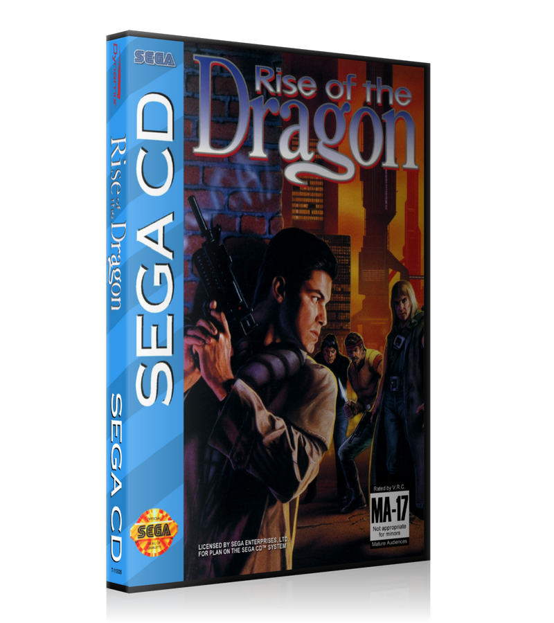 Rise of the dragon REPLACEMENT Retro Gaming Case