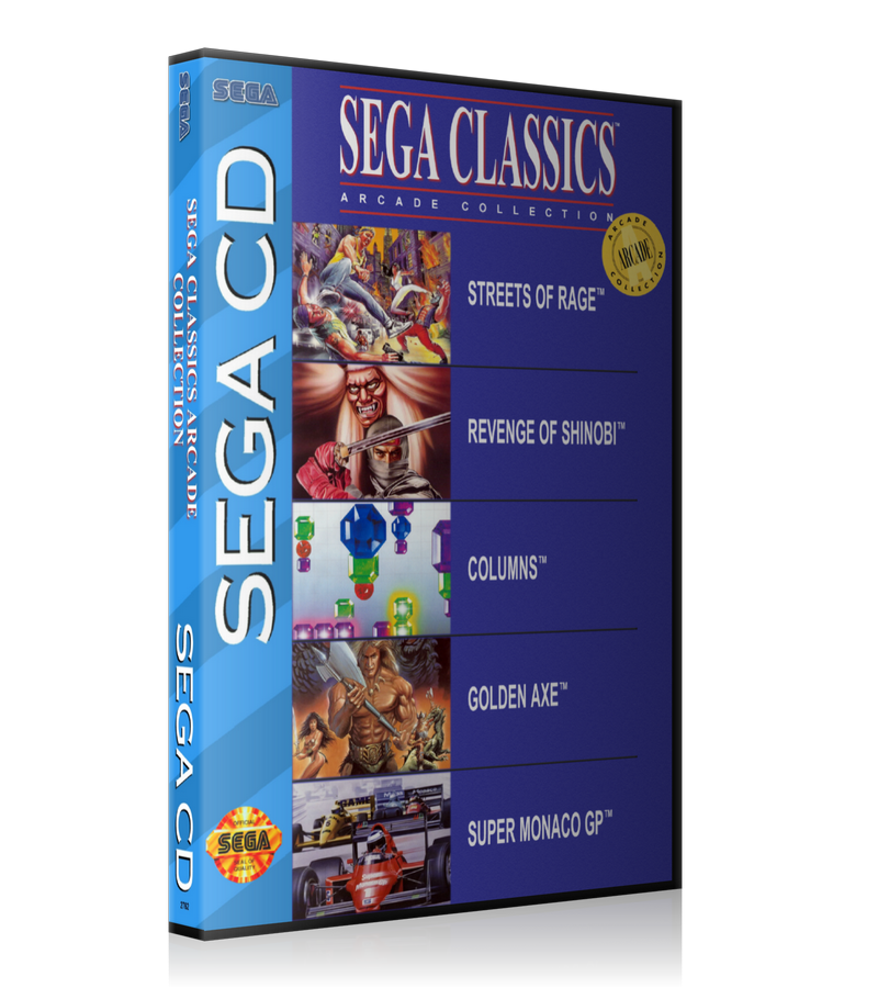 Sega classics arcade collection REPLACEMENT Retro Gaming Case
