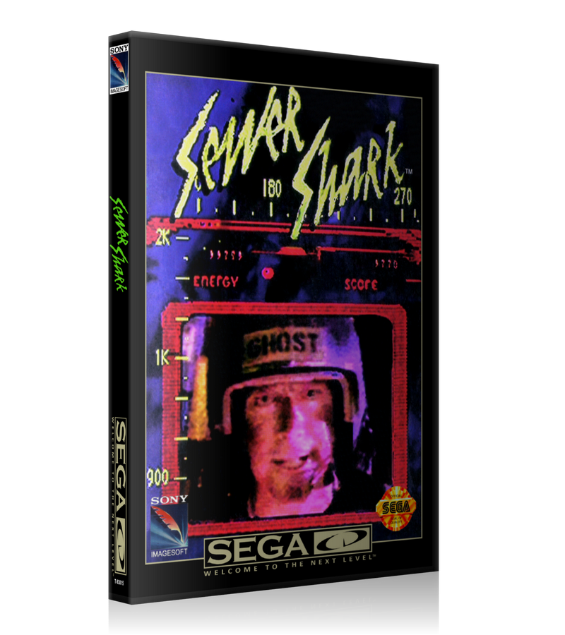 Sewer shark 3 REPLACEMENT Retro Gaming Case