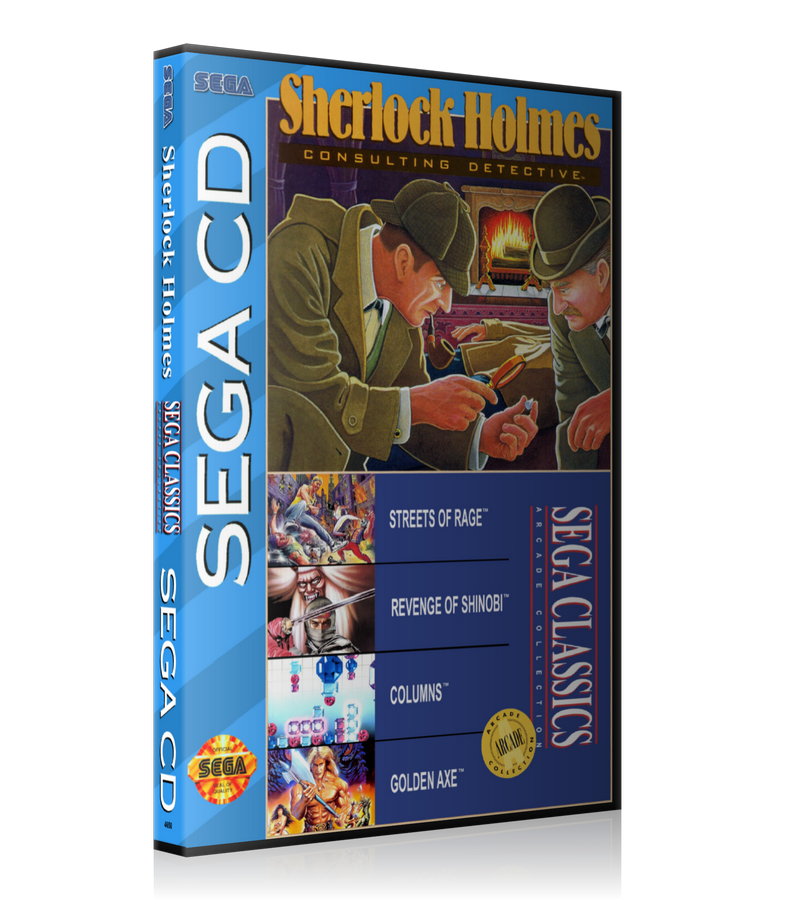 Sherlock holmes 4in1 classics REPLACEMENT Retro Gaming Case