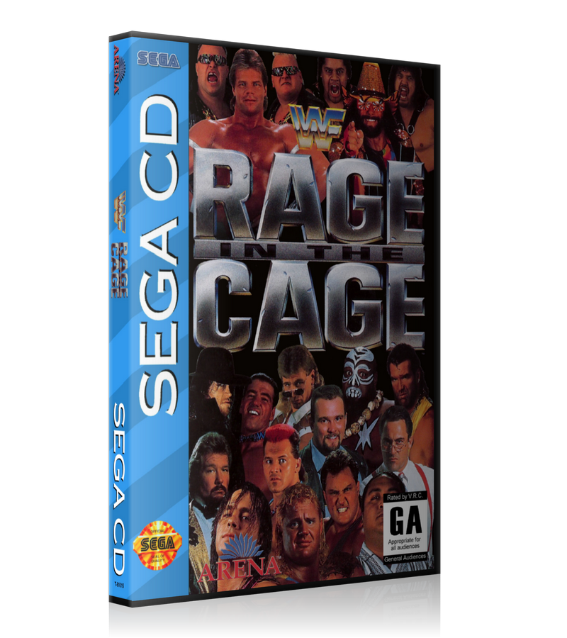 Wwf rage in the cage REPLACEMENT Retro Gaming Case