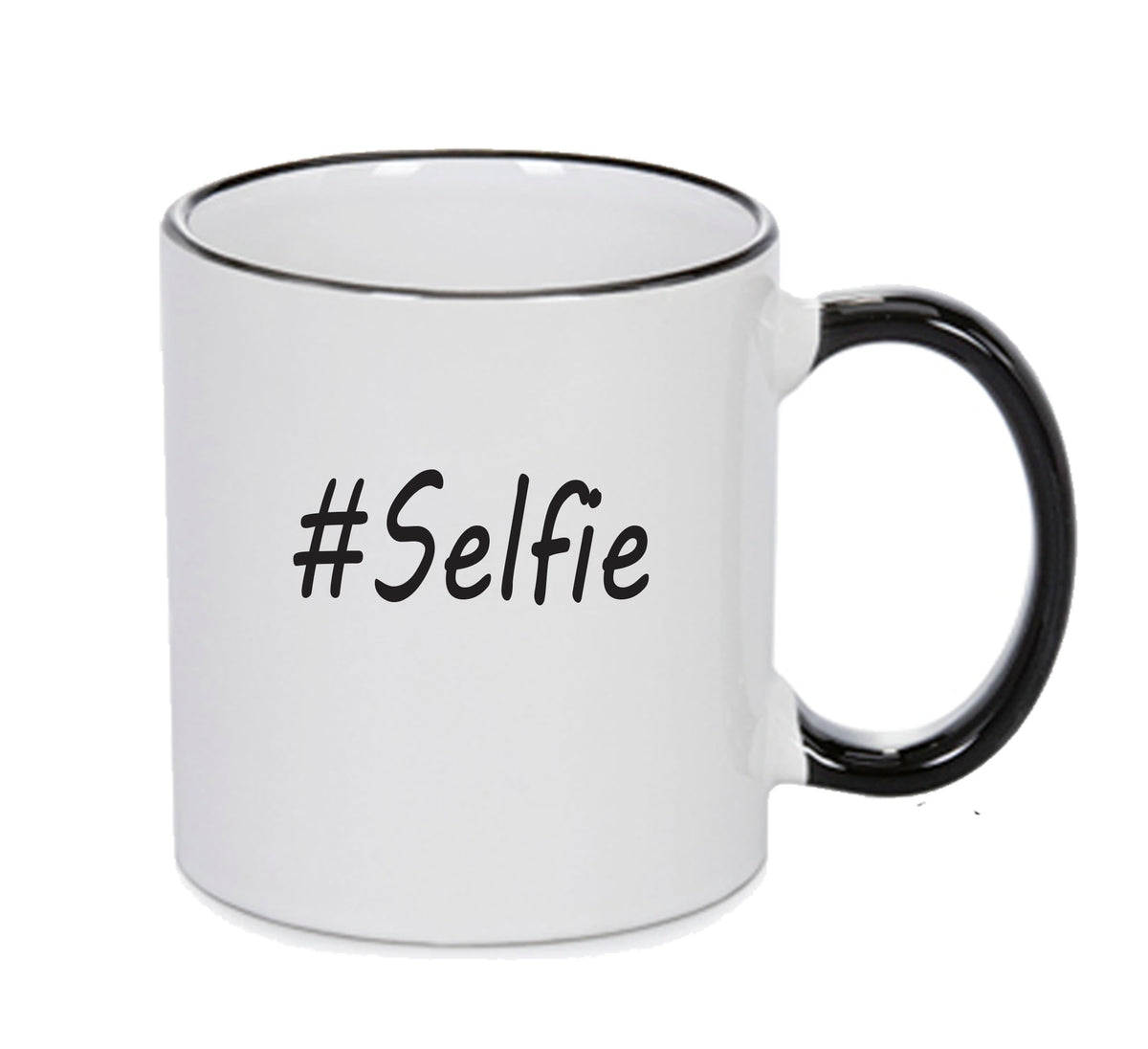 Personalised Your CUSTOM Name Selfie Printed Mug – printed mug product image 1
