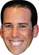 Sergio Garcia GOLF 2018 Celebrity Face Mask Fancy Dress Cardboard Costume Mask