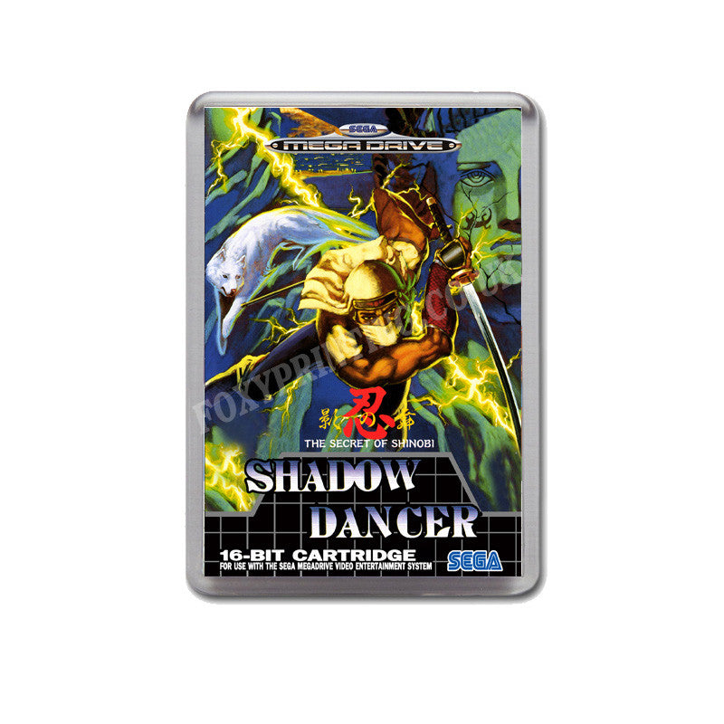 Shadow Dancer 2 Eu Game Style Inspired Sega Megadrive Retro Video Gaming Magnet
