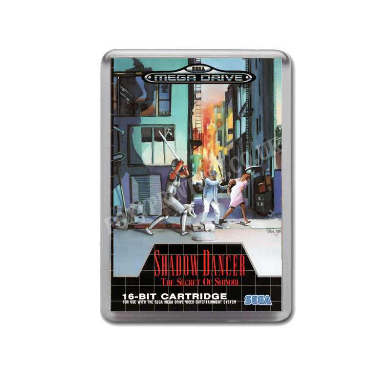 Shadow Dancer The Secret Of Shinobi Eu Game Style Inspired Sega Megadrive Retro Video Gaming Magnet