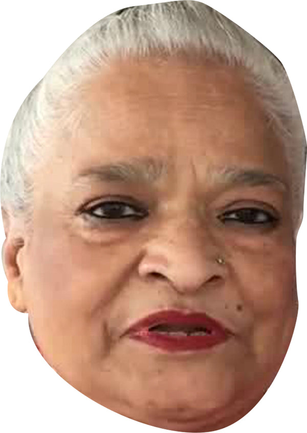 Shamshad Akhtar Face Mask – Fancy Dress Cardboard Costume Mask