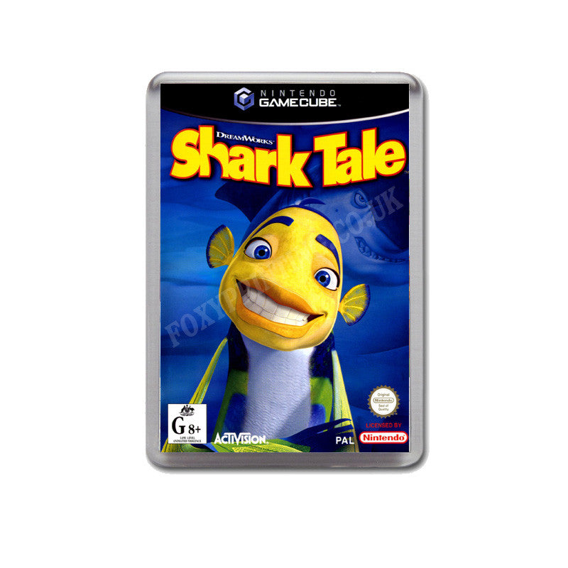Shark Tale Au Style Inspired Game Gamecube Retro Video Gaming Magnet