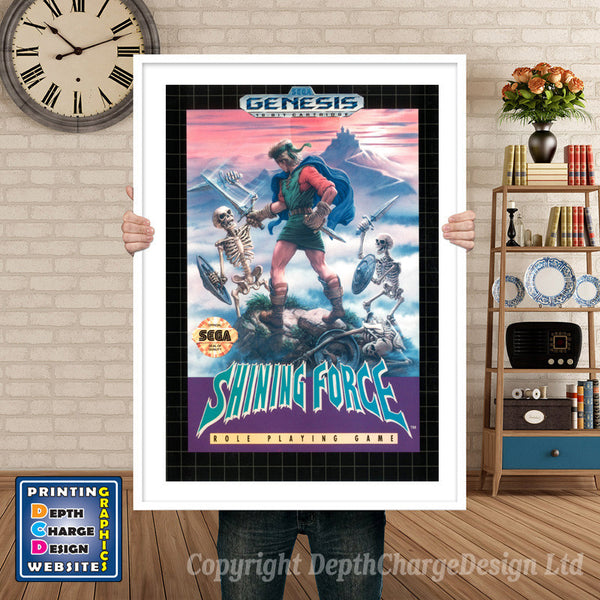 Shining Force - Sega Megadrive Inspired Retro Gaming Poster