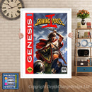 Shining Force 2 - Sega Megadrive Inspired Retro Gaming Poster A4 A3 A2 Or A1