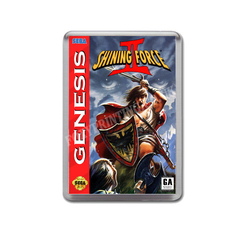 Shining Force 2 Game Style Inspired Sega Megadrive Retro Video Gaming Magnet