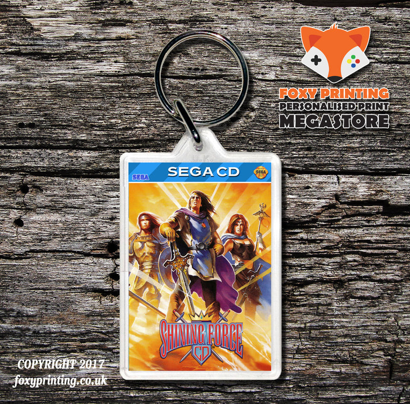 Shining Force Cd Game Inspired Retro Gaming Keyring