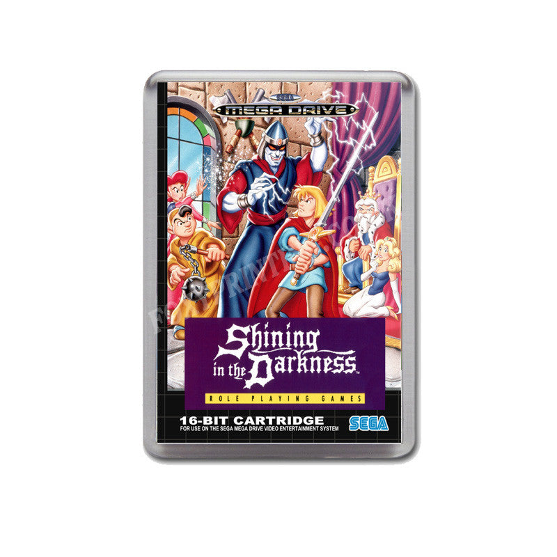 Shining In The Darkness Eu Game Style Inspired Sega Megadrive Retro Video Gaming Magnet