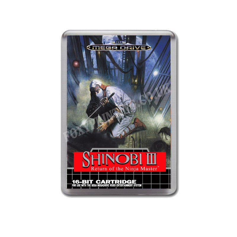 Shinobi 32 Game Style Inspired Sega Megadrive Retro Video Gaming Magnet