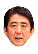 Shinzo Abe Politician Celebrity Face Mask Fancy Dress Cardboard Costume Mask