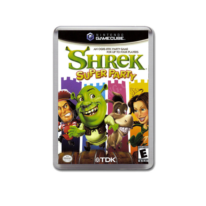 Shrek Super Party Style Inspired Game Gamecube Retro Video Gaming Magnet