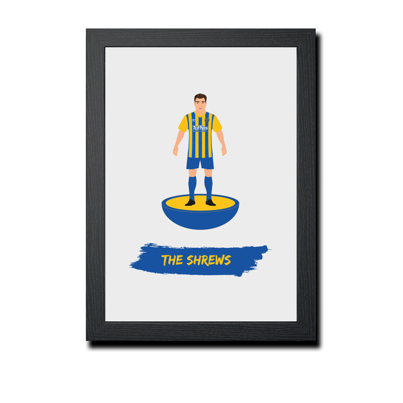 Shrewsbury Football Club gift - The Shrews - Tiny Men Big Balls Poster